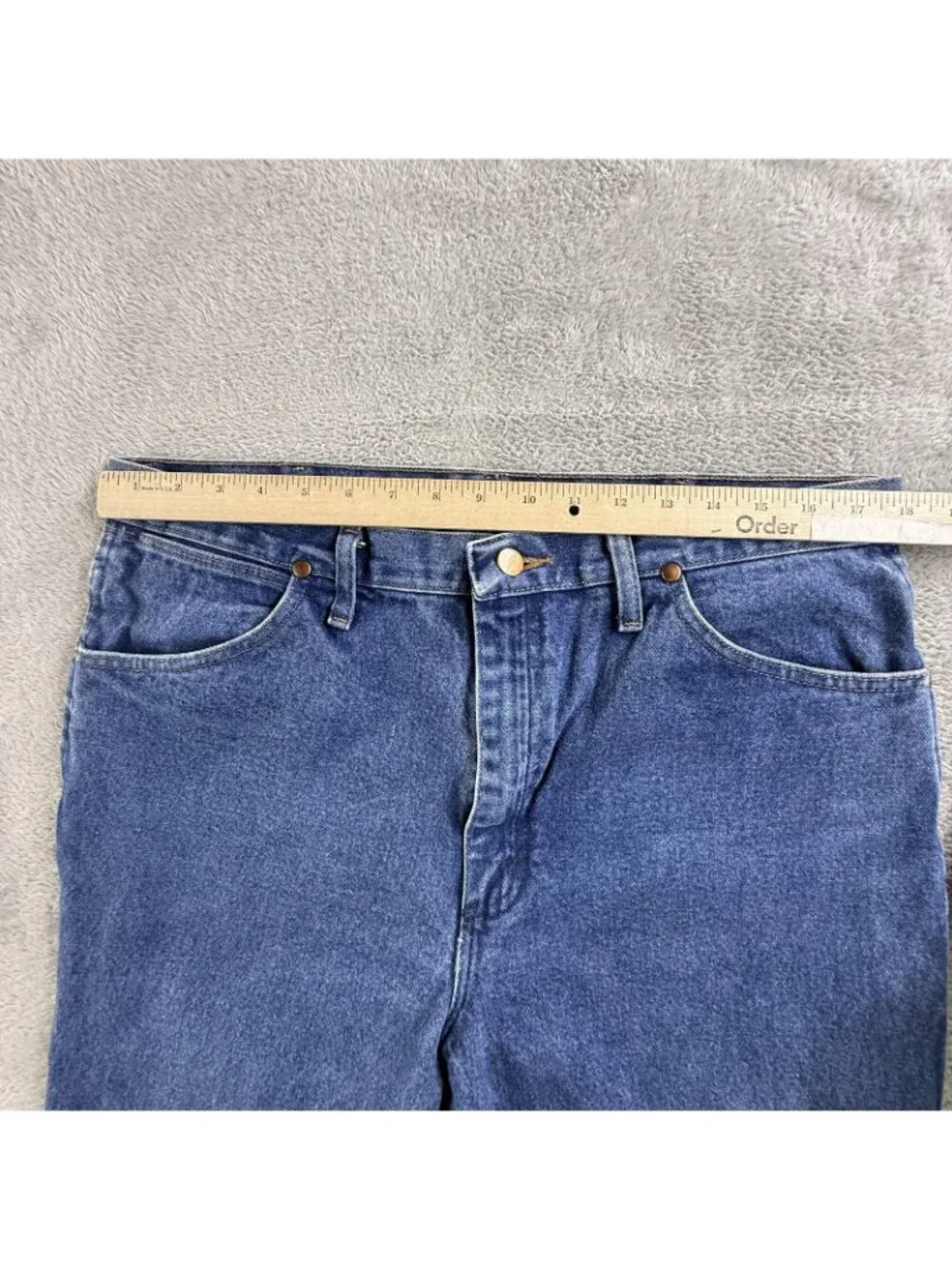 Wrangler Cowboy Cut Jeans Mens 36x32 Blue Medium Wash Straight Denim 936PWD